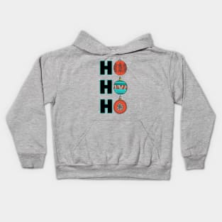 Ho Ho Ho Merry Christmas Ornaments Kids Hoodie